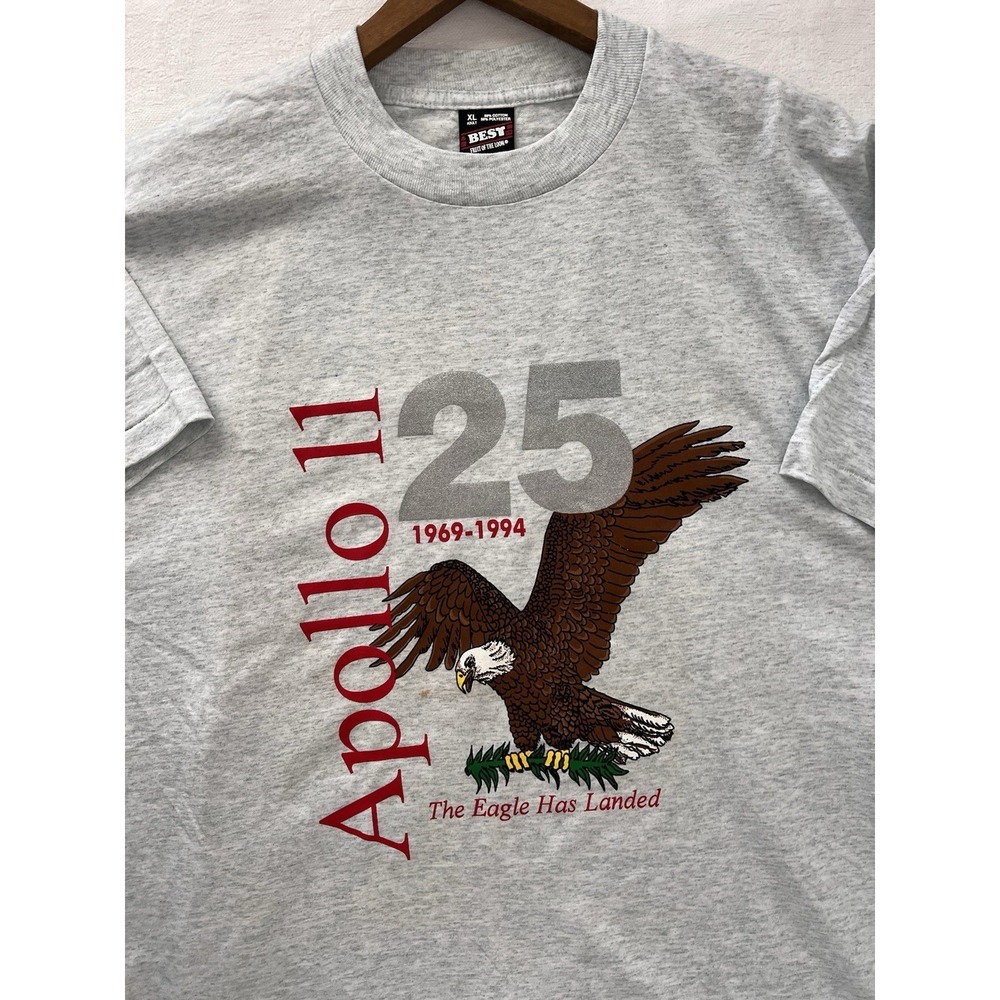 Vintage 90's Kennedy Space Center APOLLO 11 Lunar Landing Moon 1994 T-shirt